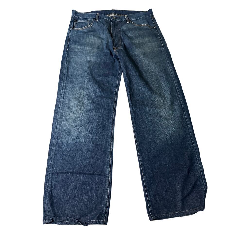 Polo Ralph Lauren Men's Blue Cotton Slouchy Leg Thompson Loose Jeans Size 36X32